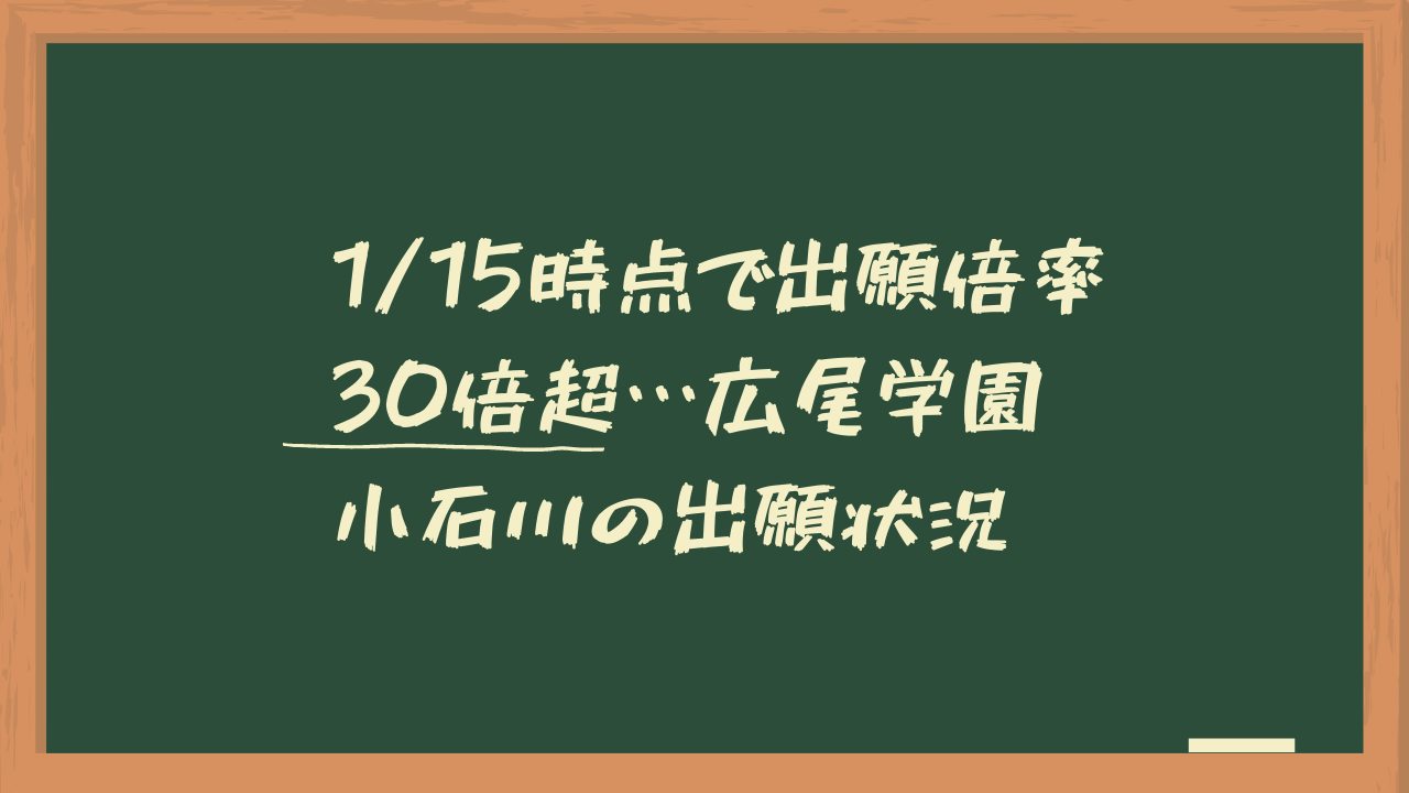 小石川 広尾 偏差 値 学園 広尾学園小石川、倍率115倍という恐怖